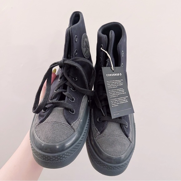 Converse Chuck 70 Marquis Embroidered Chuck Taylor Black High-Top Sneakers Black - Picture 3 of 7